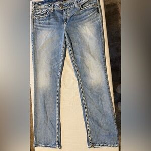 Women's Silver Tuesday Blue Jeans 18, 33 length